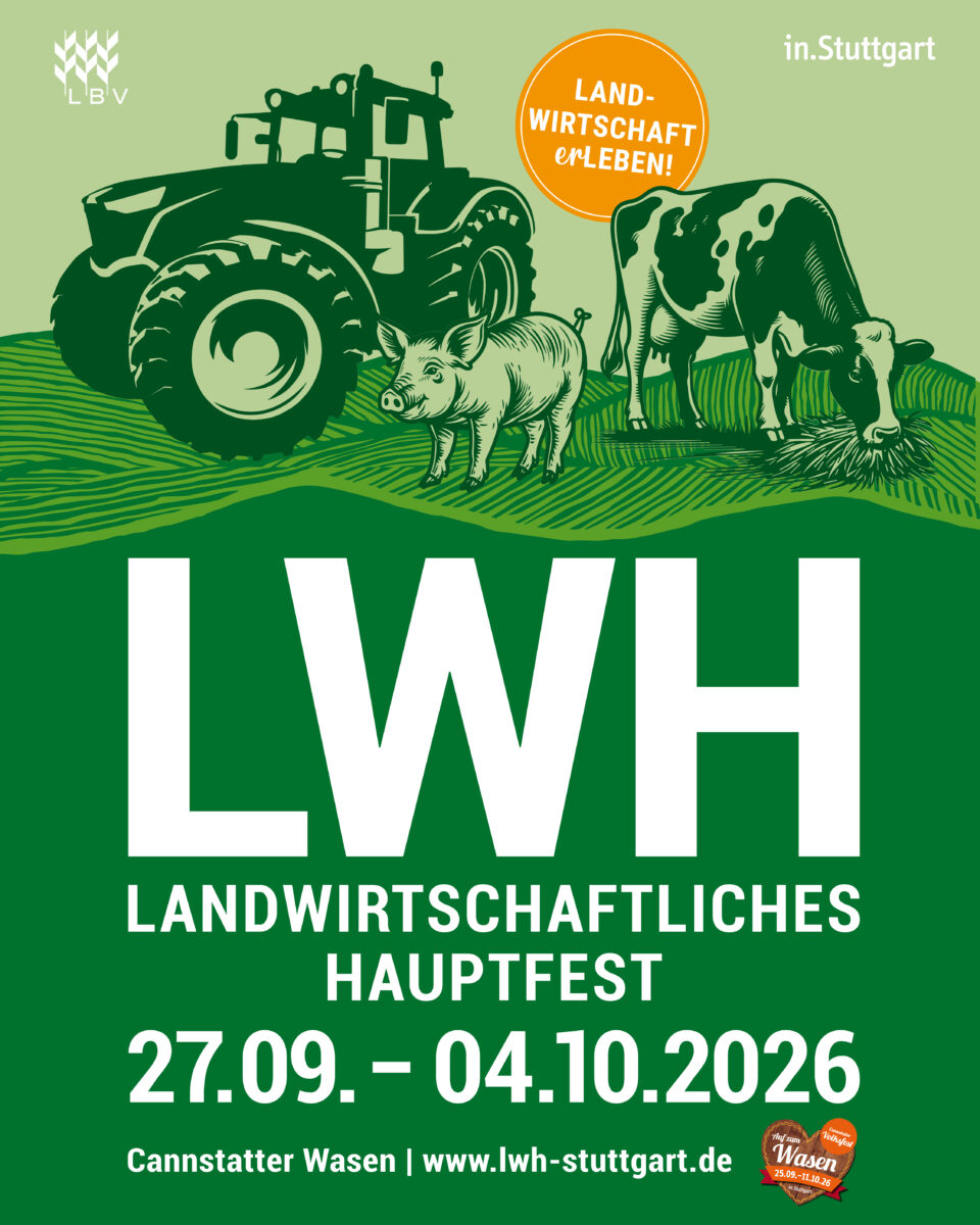Landwirtschaftliches Hauptfest auf dem Cannstatter Wasen 2026