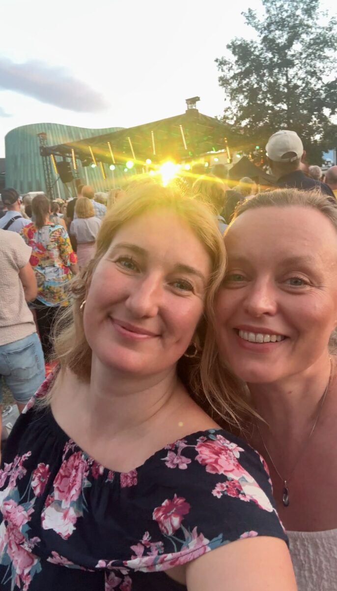 Anke und Maria bei Live im Park in Fellbach