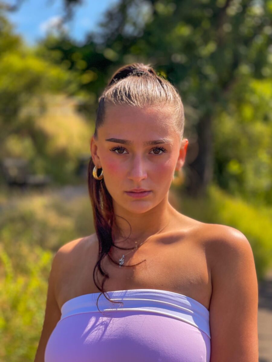 Diana bei einem persönlichen Porträtshooting